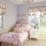 transparent Viennese curtains for the nursery