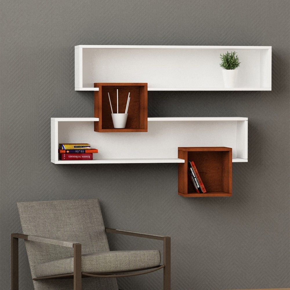 rectangular shelves