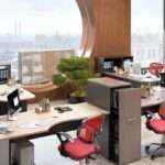 placement de meubles dans le bureau