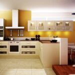 u-shaped kitchen layout