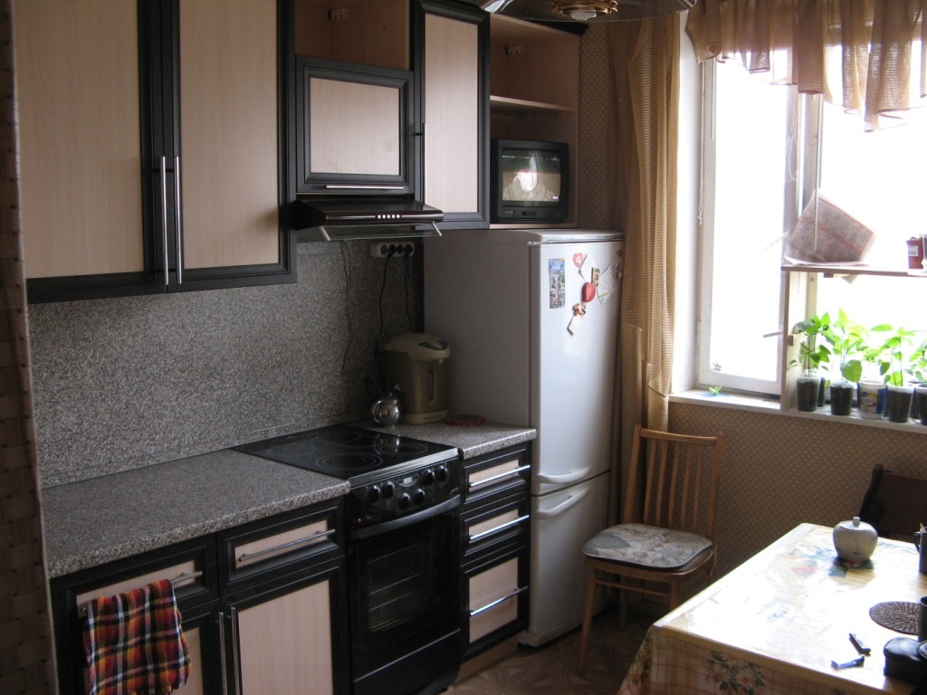 placing the stove in the kitchen