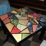 table avec mosaïque