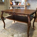 table moerne marron