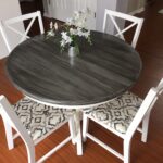 gray round table