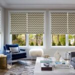 zigzag roller blinds