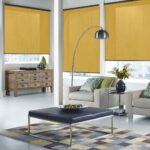 mustard roller blinds