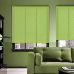 roller blinds light green