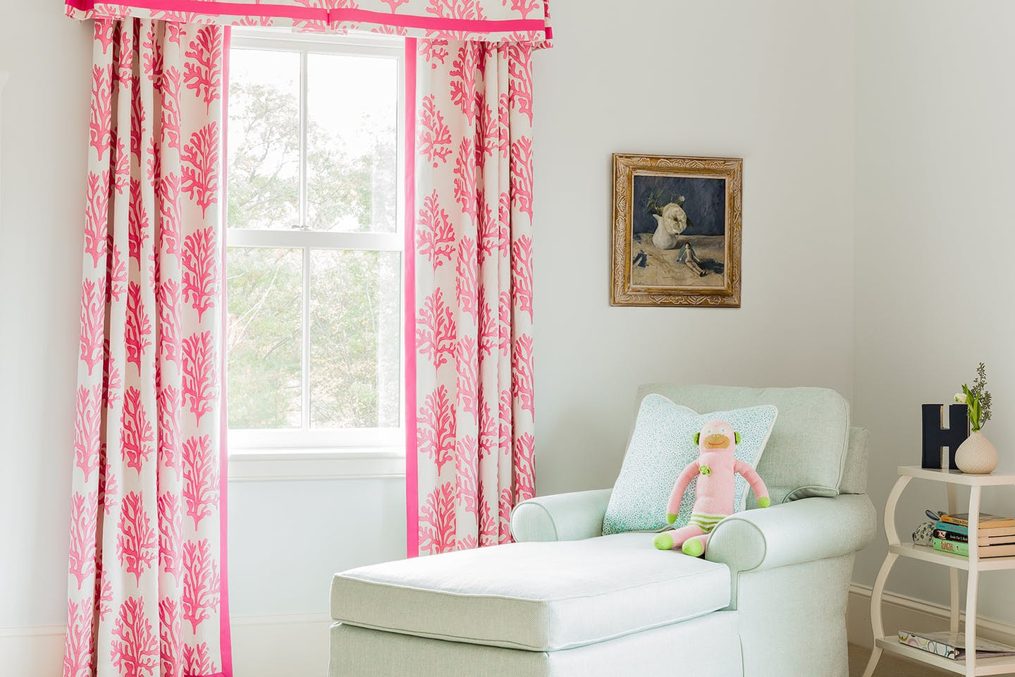 pink curtains ideas