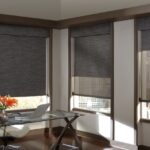 electric roller blinds in the living room