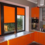 electric roller blinds orange