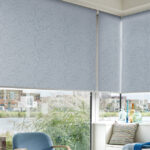 electric roller blinds gray