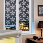 electric roller blinds flowers