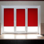 roller blinds red