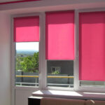 roller blinds pink