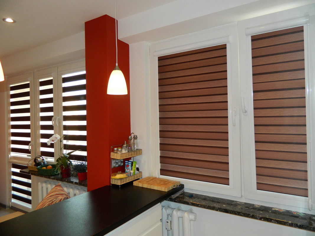 roller blinds day night design photo