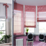 roller blinds pink