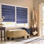 roller blinds blue