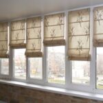 roller blinds flowers