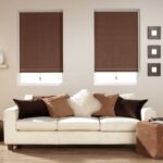 roller blinds brown