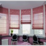 roller blinds pink