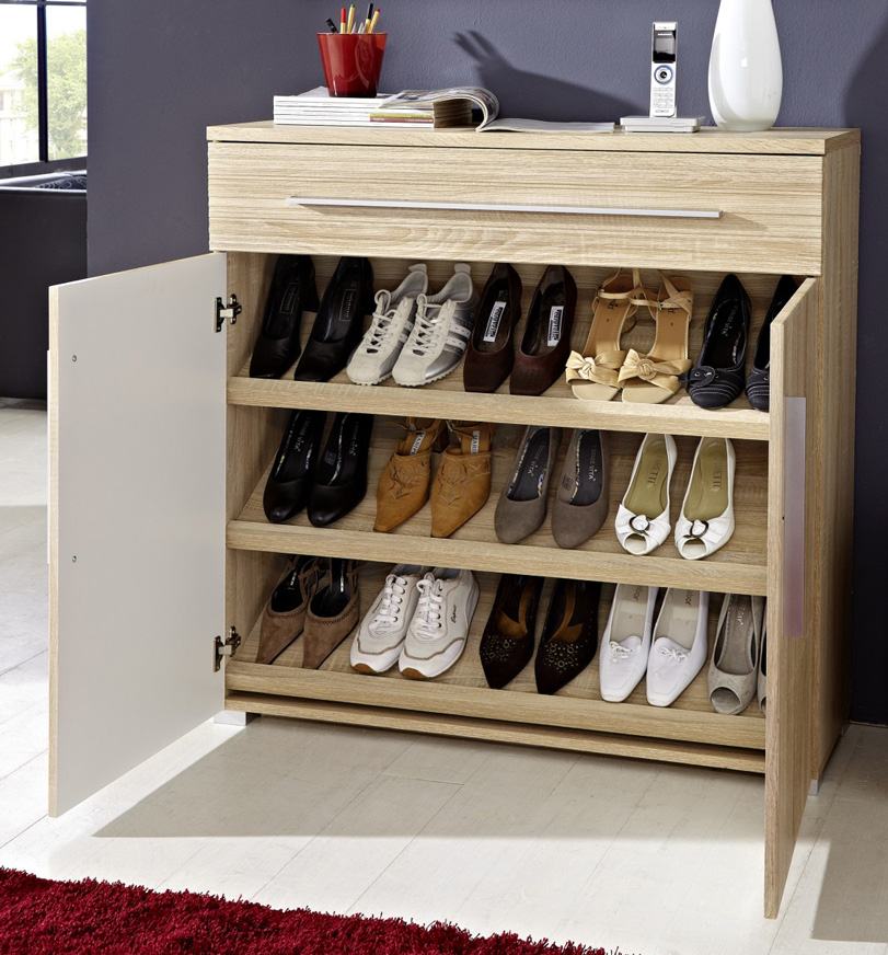 shoe cabinet decor