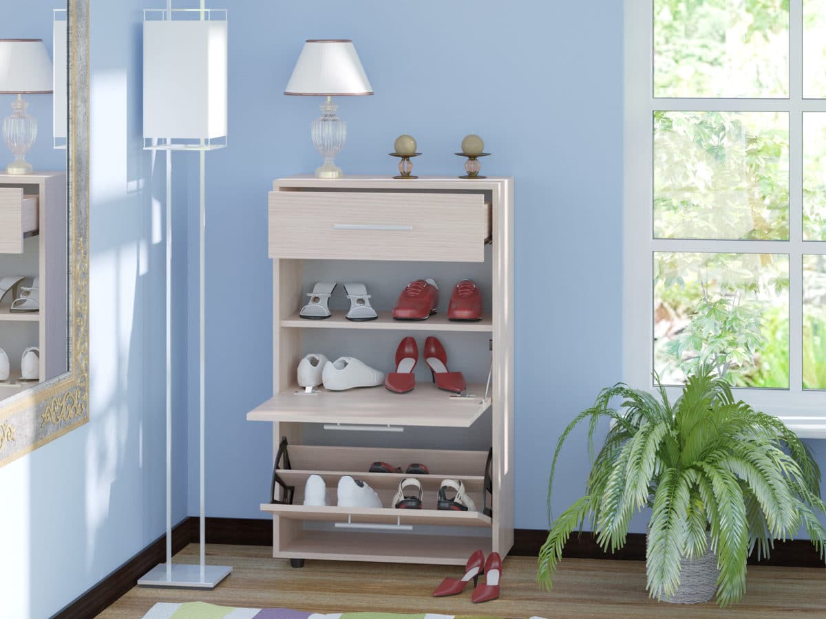 photo de conception d'armoire à chaussures