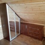 wardrobe in the attic decor photo