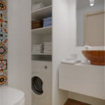 wardrobe above the washing machine photo ideas