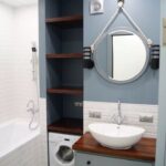 wardrobe above the washing machine design ideas