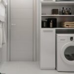 wardrobe above the washing machine types of design