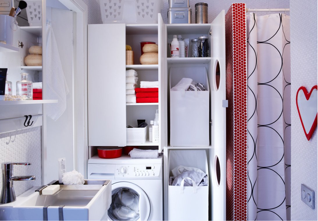 wardrobe over washing machine design