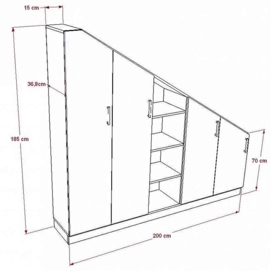 armoire dans le grenier schéma