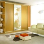 sliding wardrobe orange