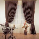 curtains brown sell