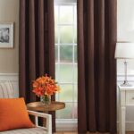 curtains brown sell