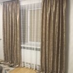 brown curtains sell