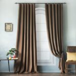 rideaux marron standard