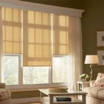 roller blinds to beige walls