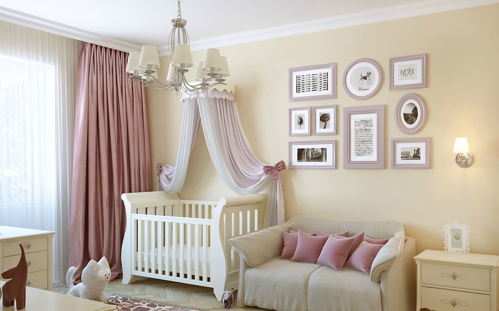 curtains for beige nursery