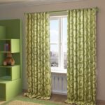 curtains to beige walls green with a pattern