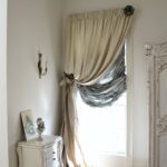 narrow curtains to beige walls