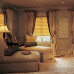 curtains to beige walls with blinds