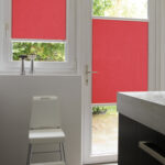 curtains red color photo decor