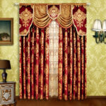 curtains of red color ideas options