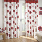 curtains of red color types of ideas