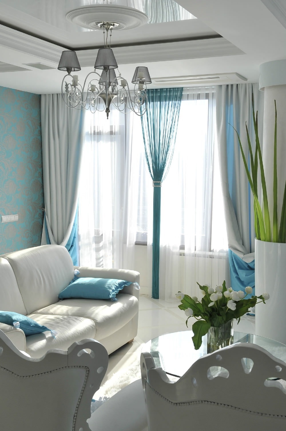 combination of cotton curtains