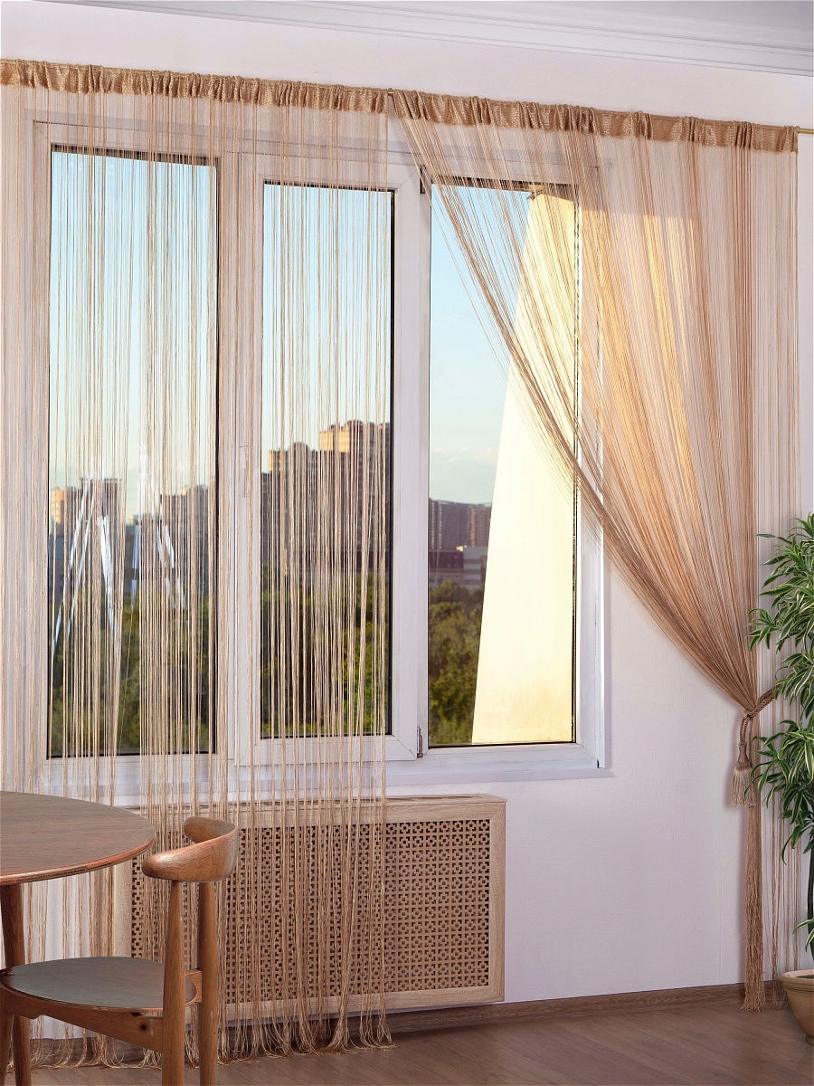 curtains from natural raw materials