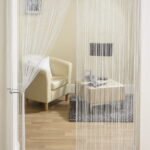 curtains on the doorway decor