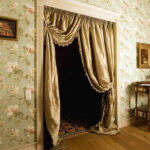 curtains on the doorway decor photo