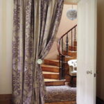 curtains on the doorway interior